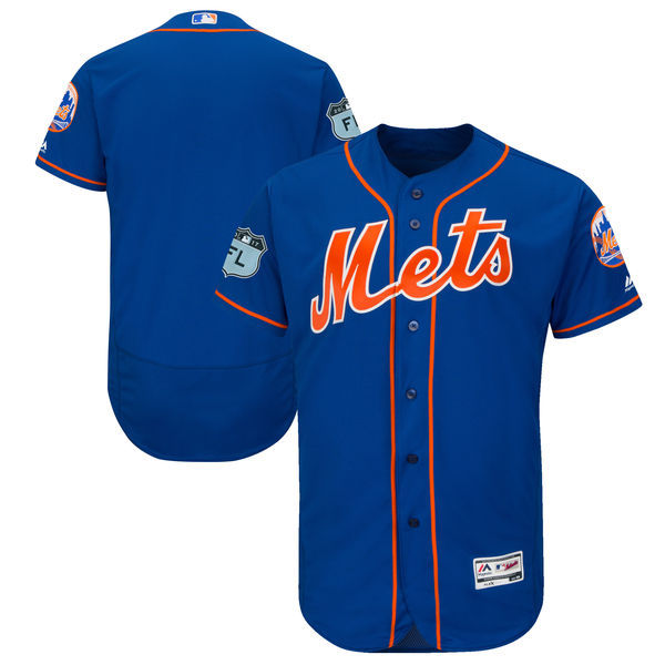 2017 MLB New York Mets Blank Blue Jerseys->new york yankees->MLB Jersey
